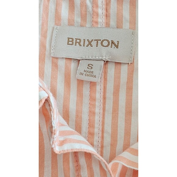 BRIXTON WOMEN SIDNEY WOVEN SHIRT SIZE SMALL DESERT FLOWER 100% COTTON - Picture 7 of 9